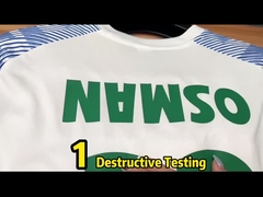 Uniformi blu originali asciutte rapide del club di calcio di usura di calcio degli uomini di calcio del Jersey del club su ordinazione di addestramento